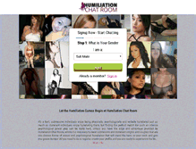 Tablet Screenshot of humiliationchatroom.com